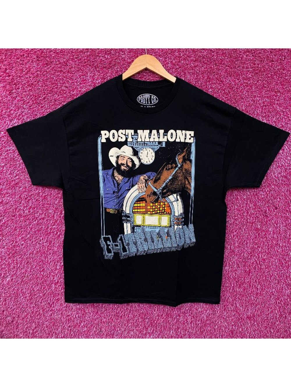 Post Malone F-1 Trillion Jukebox Horse T-Shirt XL
